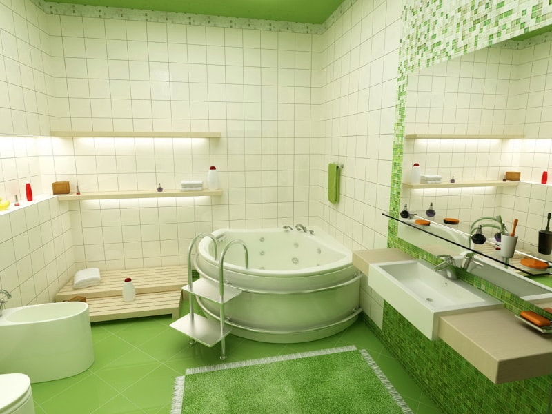 дизайн и отделка ванной